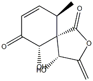 2-Oxaspiro[4.5]dec-8-ene-1,7-dione, 4,6-dihydroxy-10-methyl-3-methylene-, (4R,5R,6S,10R)-rel-(-)- (9CI)