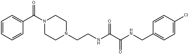 N~1~-[2-(4-benzoyl-1-piperazinyl)ethyl]-N~2~-(4-chlorobenzyl)ethanediamide