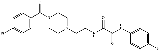 N-(4-bromophenyl)-N'-(2-{4-[(4-bromophenyl)carbonyl]piperazin-1-yl}ethyl)ethanediamide