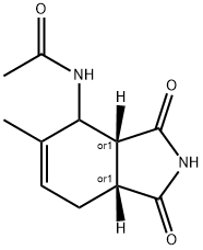Acetamide, N-[(3aR,7aR)-2,3,3a,4,7,7a-hexahydro-5-methyl-1,3-dioxo-1H-isoindol-4-yl]-, rel- (9CI)