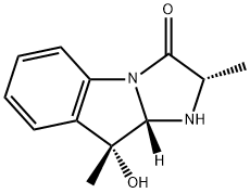 3H-Imidazo[1,2-a]indol-3-one, 1,2,9,9a-tetrahydro-9-hydroxy-2,9-dimethyl-, (2S,9R,9aS)- (9CI)