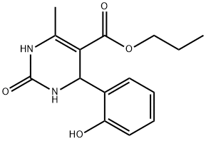 5-Pyrimidinecarboxylicacid,1,2,3,4-tetrahydro-4-(2-hydroxyphenyl)-6-methyl-2-oxo-,propylester(9CI)