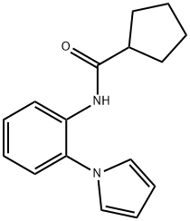 Cyclopentanecarboxamide, N-[2-(1H-pyrrol-1-yl)phenyl]- (9CI)