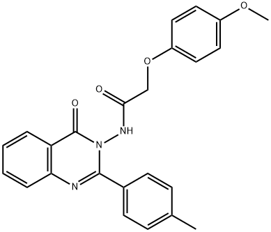 2-(4-methoxyphenoxy)-N-[2-(4-methylphenyl)-4-oxoquinazolin-3(4H)-yl]acetamide