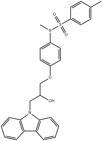 N-{4-[3-(9H-carbazol-9-yl)-2-hydroxypropoxy]phenyl}-N,4-dimethylbenzenesulfonamide