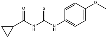 N-{[(4-methoxyphenyl)amino]carbonothioyl}cyclopropanecarboxamide