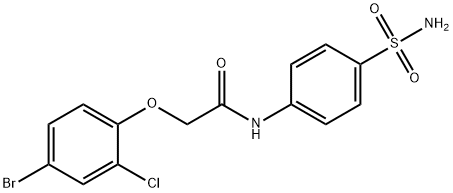 N-[4-(aminosulfonyl)phenyl]-2-(4-bromo-2-chlorophenoxy)acetamide