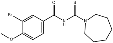 N-(1-azepanylcarbonothioyl)-3-bromo-4-methoxybenzamide