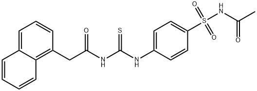 N-[({4-[(acetylamino)sulfonyl]phenyl}amino)carbonothioyl]-2-(1-naphthyl)acetamide