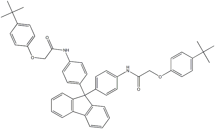 N,N'-[9H-fluorene-9,9-diylbis(4,1-phenylene)]bis[2-(4-tert-butylphenoxy)acetamide]