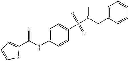 N-(4-{[benzyl(methyl)amino]sulfonyl}phenyl)-2-thiophenecarboxamide