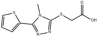 2-{[4-甲基-5-(噻吩-2-基)-4H-1,2,4-三唑-3-基]硫烷基}乙酸