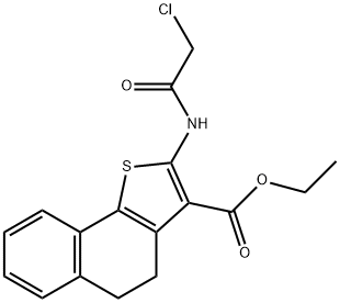 2-[(2-氯乙酰基)氨基]-4,5-二氢苯并[G]苯并噻吩-3-羧酸乙酯