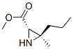 2-Aziridinecarboxylicacid,3-methyl-3-propyl-,methylester,(2S,3R)-(9CI)