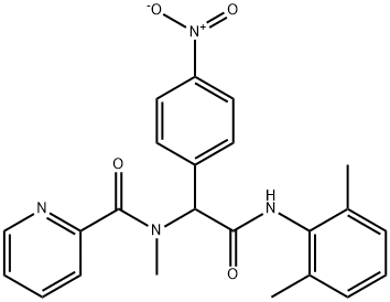 2-Pyridinecarboxamide,N-[2-[(2,6-dimethylphenyl)amino]-1-(4-nitrophenyl)-2-oxoethyl]-N-methyl-(9CI)