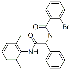 Benzeneacetamide, alpha-[(2-bromobenzoyl)methylamino]-N-(2,6-dimethylphenyl)- (9CI)
