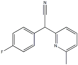 (4-fluorophenyl)(6-methylpyridin-2-yl)acetonitrile
