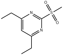 Pyrimidine, 4,6-diethyl-2-(methylsulfonyl)- (9CI)