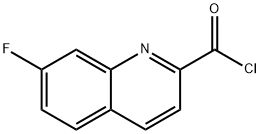 2-Quinolinecarbonyl chloride, 7-fluoro- (9CI)