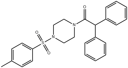 1-(diphenylacetyl)-4-[(4-methylphenyl)sulfonyl]piperazine
