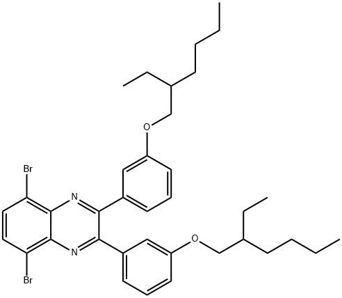 5,8‐dibroMo‐2,3‐bis(3‐(2‐
ethylhexyloxy)phenyl)qui
noxaline