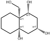 1,3,4a(2H)-Naphthalenetriol, octahydro-8a-(hydroxymethyl)-, (1R,3S,4aS,8aR)-rel- (9CI)