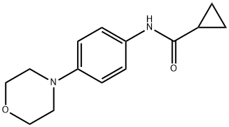 Cyclopropanecarboxamide, N-[4-(4-morpholinyl)phenyl]- (9CI)
