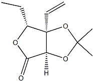 D-ribo-Hexonic acid, 5,6-dideoxy-3-C-ethenyl-2,3-O-(1-methylethylidene)-, gamma-lactone (9CI)