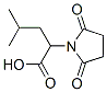 1-Pyrrolidineacetic  acid,  -alpha--(2-methylpropyl)-2,5-dioxo-