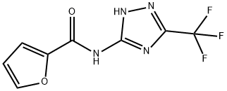 2-Furancarboxamide,N-[5-(trifluoromethyl)-1H-1,2,4-triazol-3-yl]-(9CI)