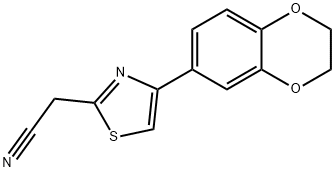 2-(4-(2,3-二氢苯并[B][1,4]二噁英-6-基)噻唑-2-基)乙腈