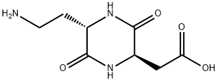 2-Piperazineacetic acid, 5-(2-aminoethyl)-3,6-dioxo-, (2R,5S)- (9CI)
