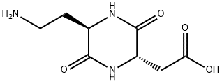 2-Piperazineacetic acid, 5-(2-aminoethyl)-3,6-dioxo-, (2S,5R)- (9CI)