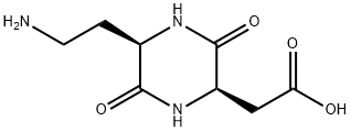 2-Piperazineacetic acid, 5-(2-aminoethyl)-3,6-dioxo-, (2R,5R)- (9CI)