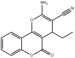 2-AMINO-4-ETHYL-5-OXO-4H,5H-PYRANO[3,2-C]CHROMENE-3-CARBONITRILE