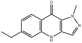9H-Pyrazolo[4,3-b]quinolin-9-one,6-ethyl-1,4-dihydro-1-methyl-(9CI)
