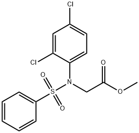 [苯磺酰基-(2,4-二氯-苯基)-氨基]-乙酸甲酯