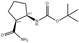 Cis-tert-butyl-2-carbamoylcyclopentylcarbamate
