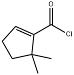 1-Cyclopentene-1-carbonyl chloride, 5,5-dimethyl- (9CI)