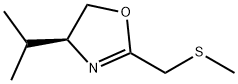 Oxazole, 4,5-dihydro-4-(1-methylethyl)-2-[(methylthio)methyl]-, (S)- (9CI)