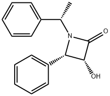 2-Azetidinone, 3-hydroxy-4-phenyl-1-[(1S)-1-phenylethyl]-, (3R,4S)-