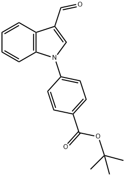 4-(3-Formyl-indol-1-yl)-benzoic acid tert-butyl ester