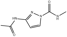 1H-Pyrazole-1-carboxamide,  3-(acetylamino)-N-methyl-