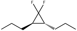Cyclopropane, 1,1-difluoro-2,3-dipropyl-, trans- (9CI)