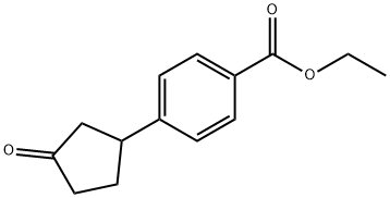 4-(3-OXO-CYCLOPENTYL)-BENZOIC ACID ETHYL ESTER