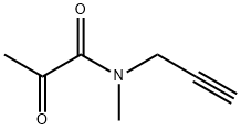 Propanamide, N-methyl-2-oxo-N-2-propynyl- (9CI)