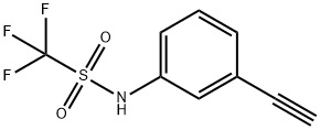 Methanesulfonamide,  N-(3-ethynylphenyl)-1,1,1-trifluoro-