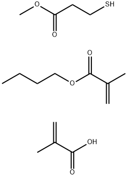2-Methyl-2-propenoic acid polymer with butyl 2-methyl-2-propenoate and methyl  3-mercaptopropionate