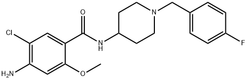 4-氨基-5-氯-N-[1-[(4-氟苯基)甲基]-4-哌啶基]-2-甲氧基苯甲酰胺