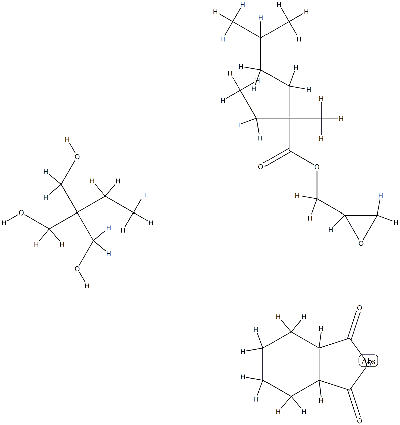 Neodecanoic acid, oxiranylmethyl ester, polymer with 2-ethyl-2-(hydroxymethyl)-1,3-propanediol and hexahydro-1,3-isobenzofurandione